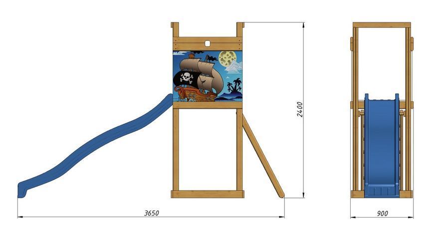 Детская площадка для улицы SportBaby-2 SportBaby-2 фото