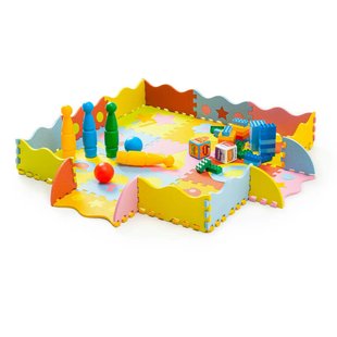 Дитячий килимок-пазл з бортиками Toys 30x30 WCG EVA - 25 частин  EVA SSD2 фото