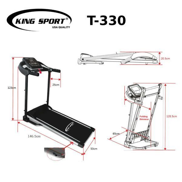 Беговая дорожка USA T-330 King Sport + Супер качество! 7071759 фото