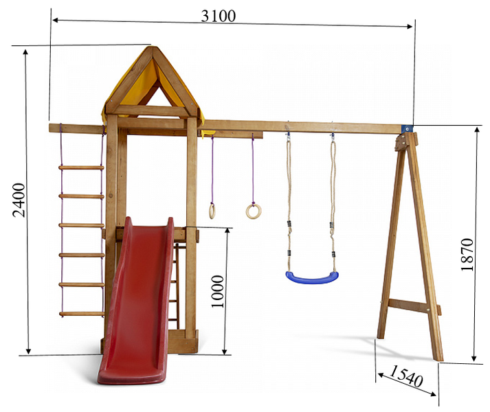 Детский игровой комплекс Babyland-18 Babyland-18	 фото