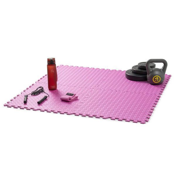 Мат-пазл WCG EVA 60х60х1cm - 6 частей Розовый EVA 1-6P фото