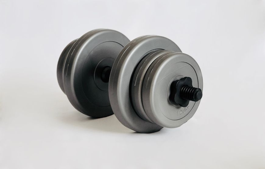 Гантель 10кг GREY 01010G фото