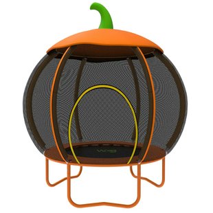 Дитячий батут із захисною сіткою WCG Pumpkin W-1008T фото