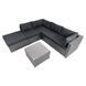 Набор садовой мебели Imperia DV015GF Серый/Графитный 5902308220898 фото 2