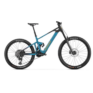 Електровелосипед MONDRAKER DUNE R Carbon 29/27.5'' 170mm, 400Wh Bosch SX, Blue/Yellow, L 010.26194 фото