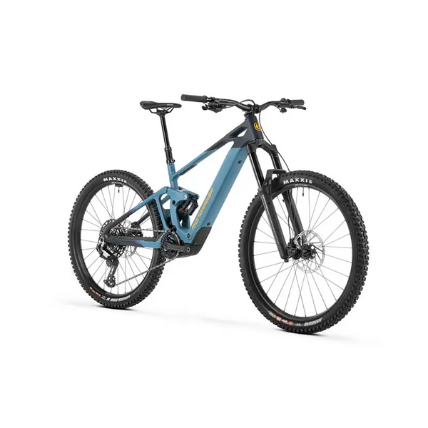 Электровелосипед MONDRAKER DUNE R Carbon 29/27.5'' 170mm, 400Wh Bosch SX, Blue/Yellow, L 010.26194 фото